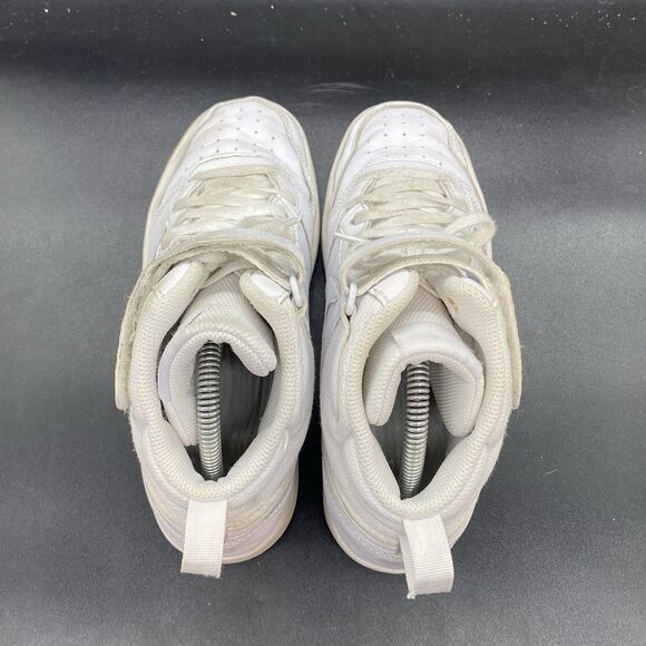 Nike Court Borough Mid 2 Triple White Youth Shoes CD7782-100 GS Size 7Y - Picture 5 of 8